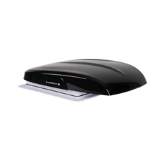 CARBEST takluke med LED og fjernbetjent ventilasjon,  Black